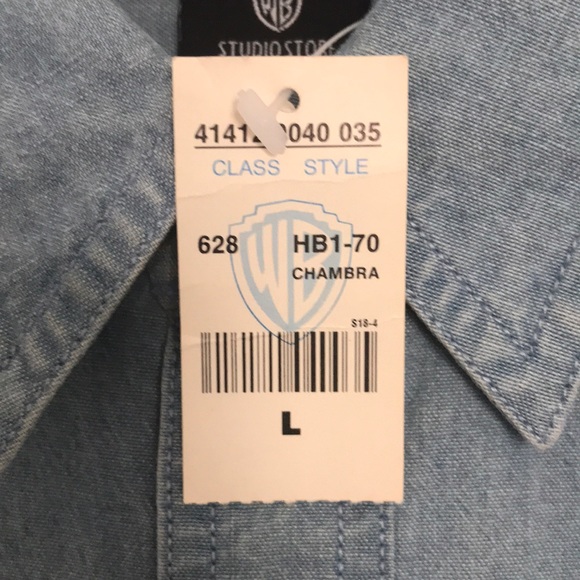 NWT Fred Flintstone Button Down - Picture 2 of 7